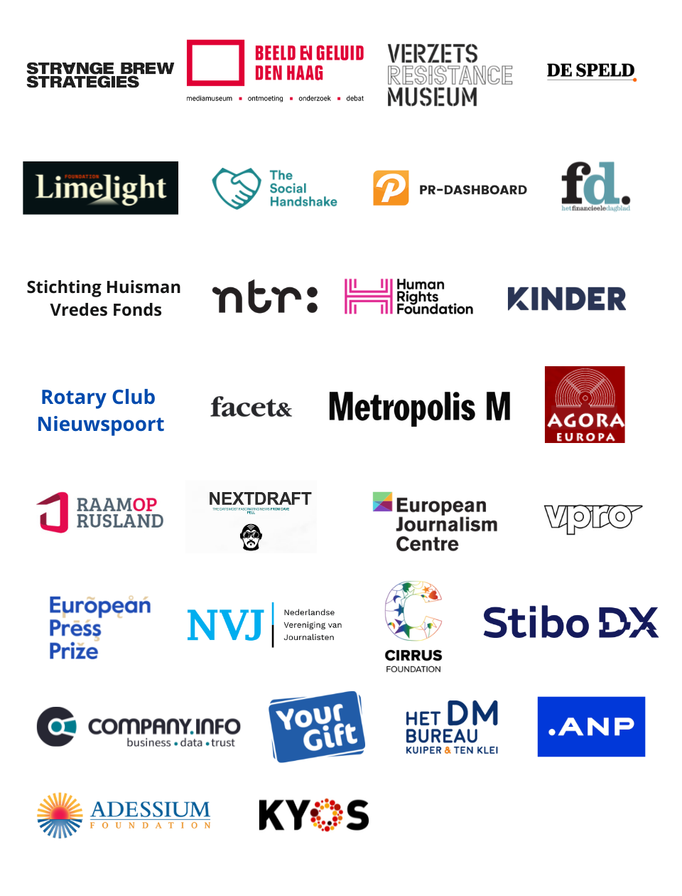 Supporters of Media Lifeline Ukraine