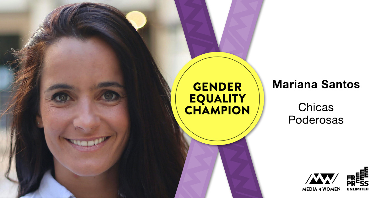 Gender Equality Champion Mariana Santos