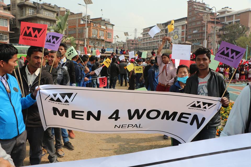 Men$Women march in Nepal