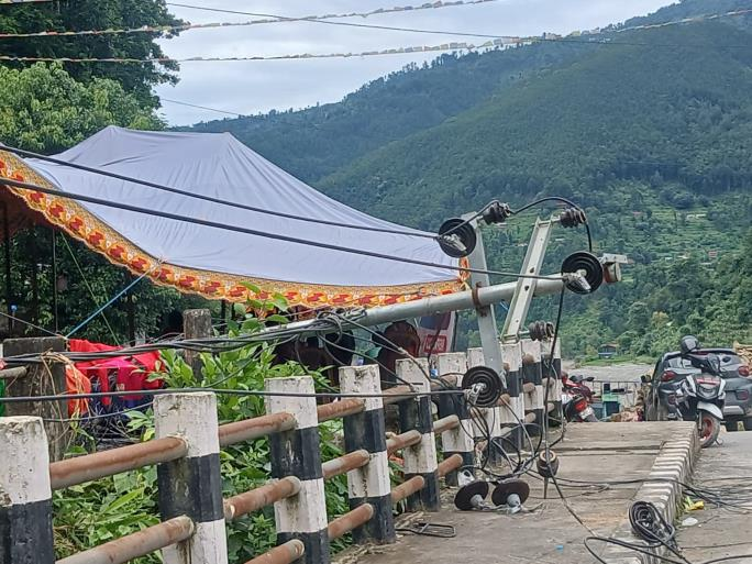 Nuwakot FM’s optic fibre damaged after the flood