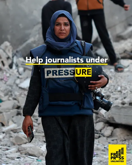 Help journalists under pressure