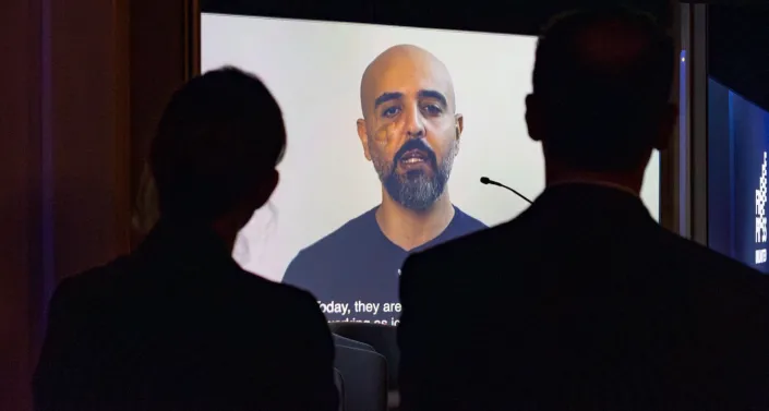 Mohammed Zaanoun winner Most Resilient Journalist Award