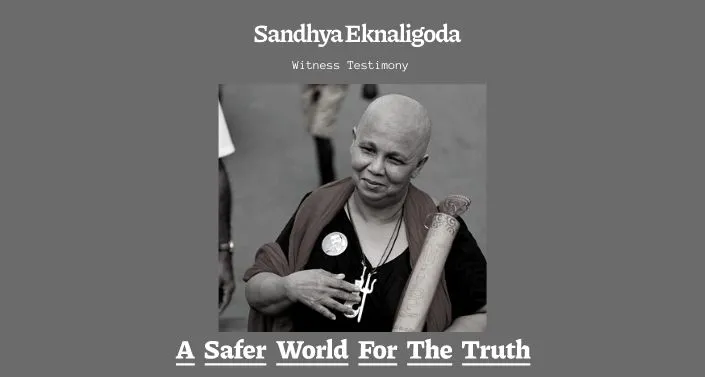 Sandhya's testimony