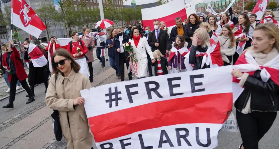 Demonstrations for a free Belarus