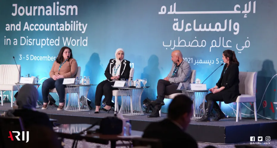 Panelists of the climate session at ARIJ Annual Forum