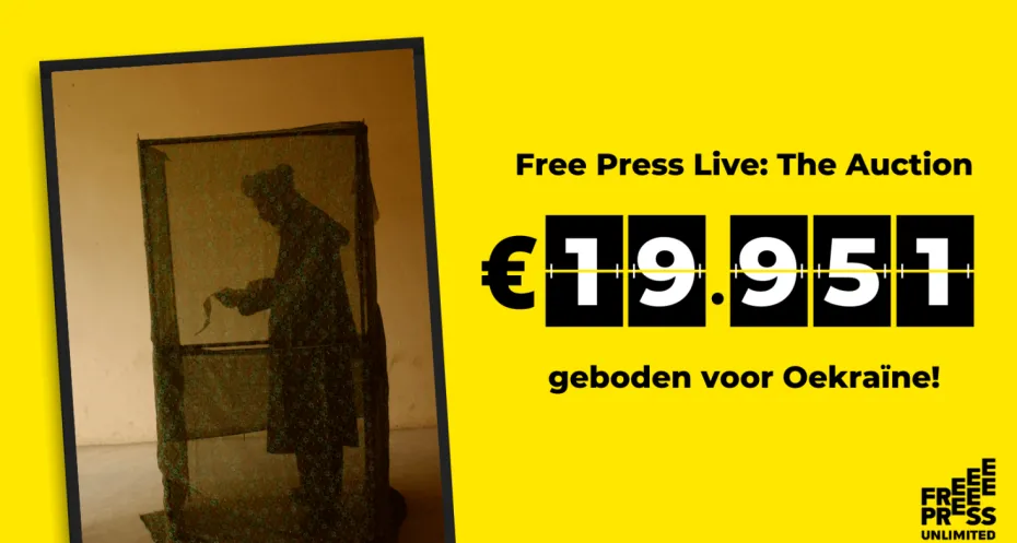 Free Press Live: The Auction opbrengst