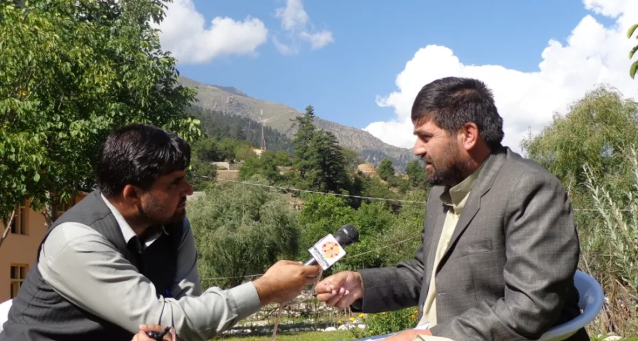 Journalist in Afghanistan