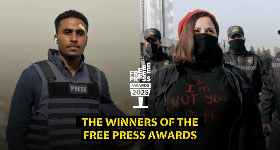 AlMigdad Hassan and Ulviyya Guliyeva win Free Press Awards 2025