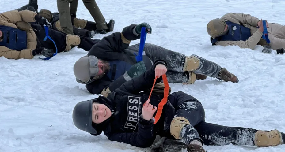 HEAT-training voor Oekraïnse journalisten