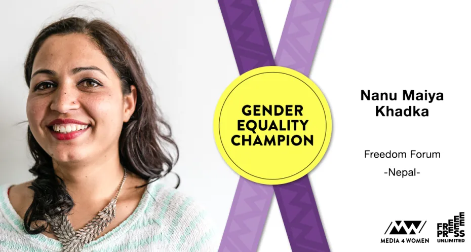 Gender Equality Champion 2020: Nanu Khadka