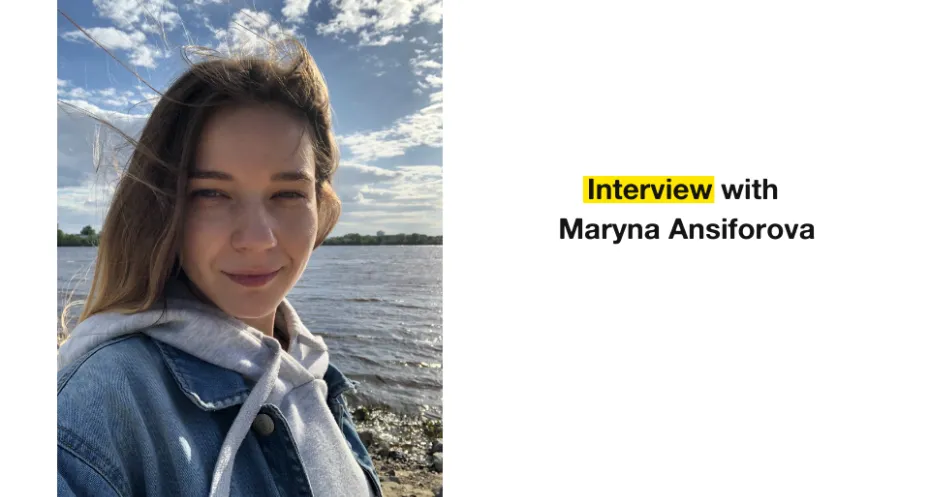 Interview with Maryna Ansiforova - Ukrainian journalist